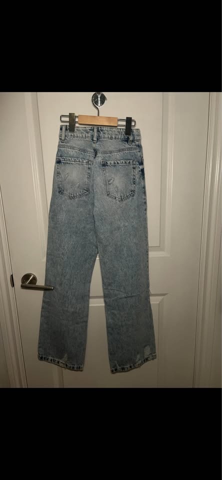 Garage Denim Ripped Wide Leg Jeans Size 00/23 - photo 2