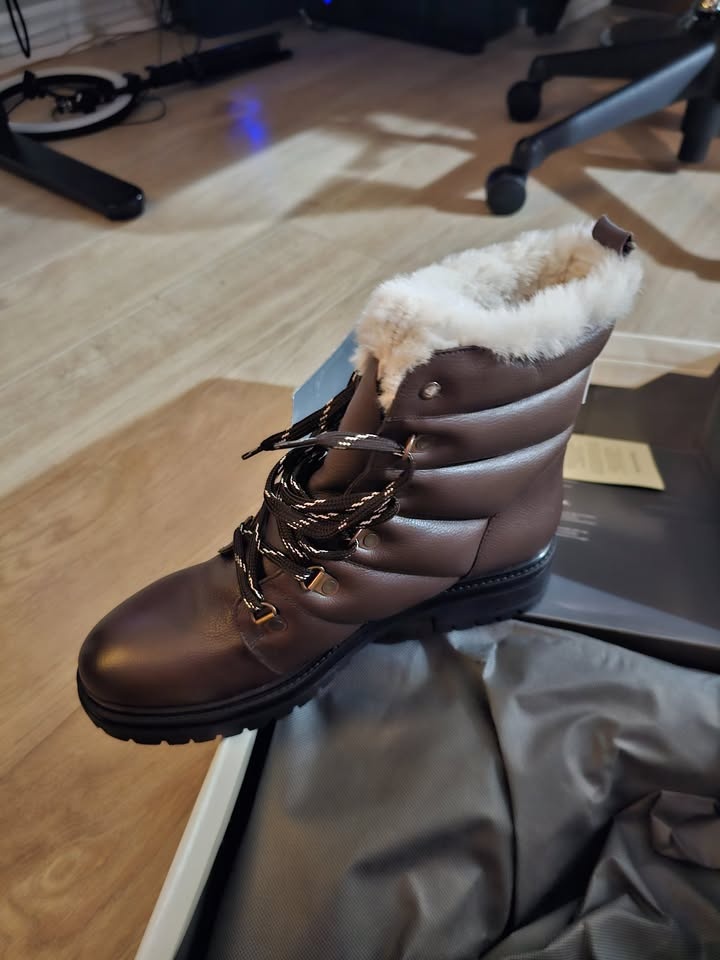 Cougar Vantage Dark Brown Leather Boots size 11 - photo 2