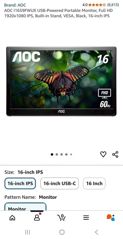 AOC LCD monitor