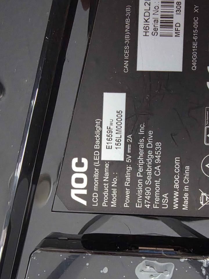 AOC LCD monitor - photo 2