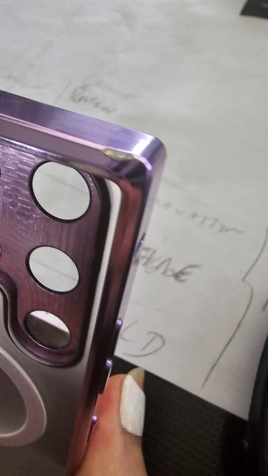 Magnetic Metal Case for Samsung Galaxy S24 S23 S22 S21 - Purple - photo 3