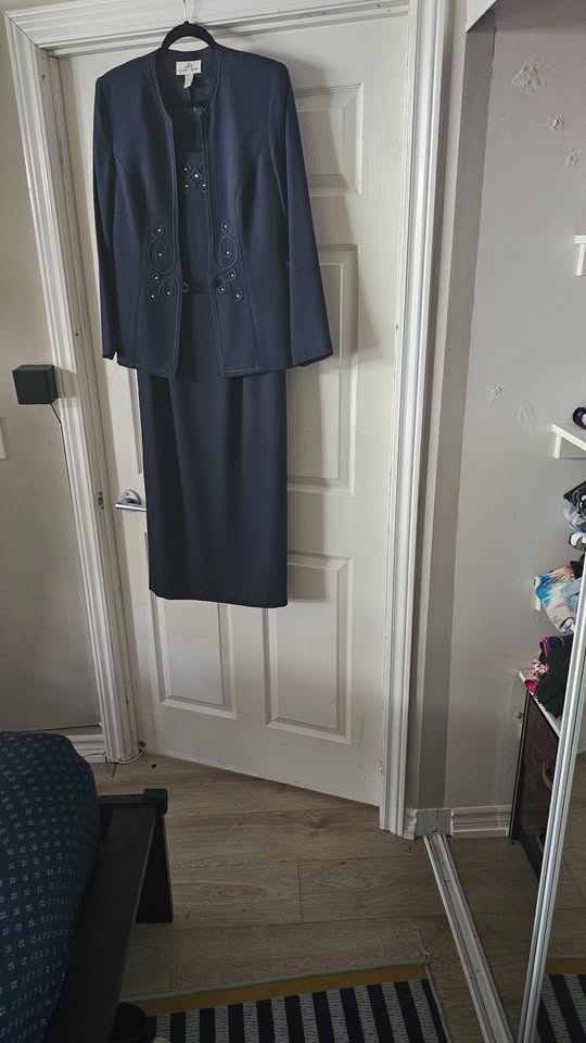Lori Ann Dress and Blazer Set, size 10 - photo 2