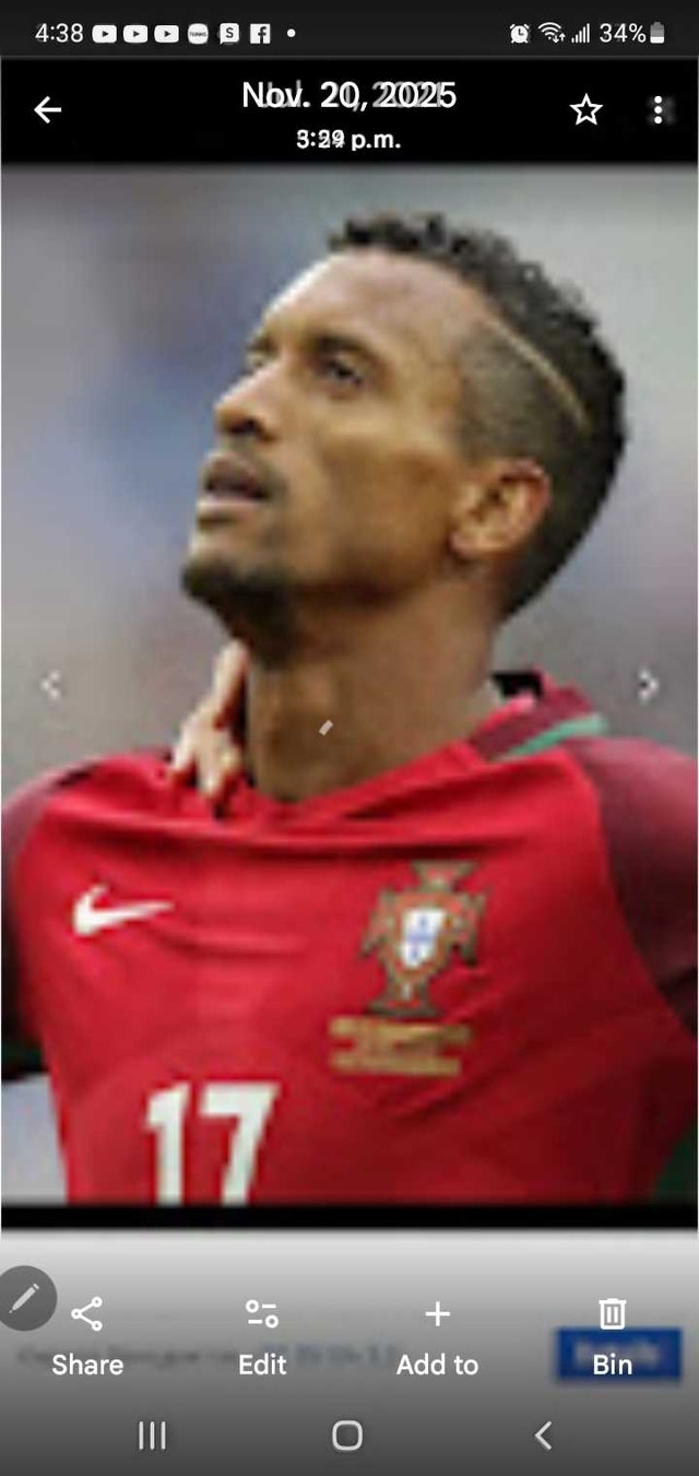 Autographed Portugal Jersey Euro 2016 Nani