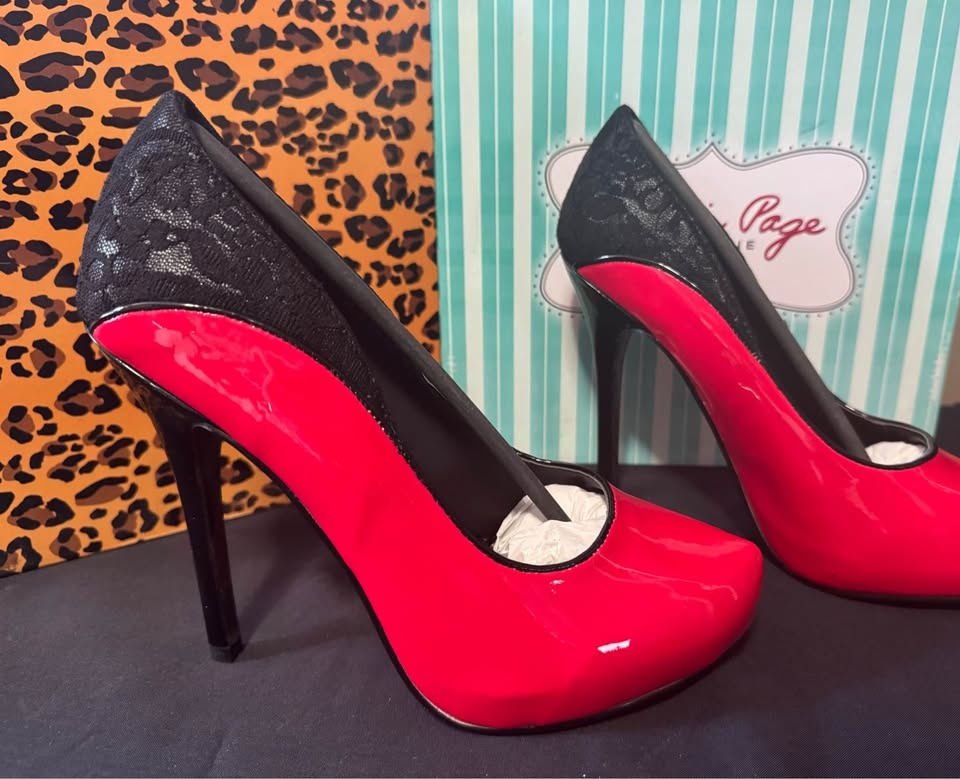 Bettie Page Heels by Ellie Size 10 - photo 2