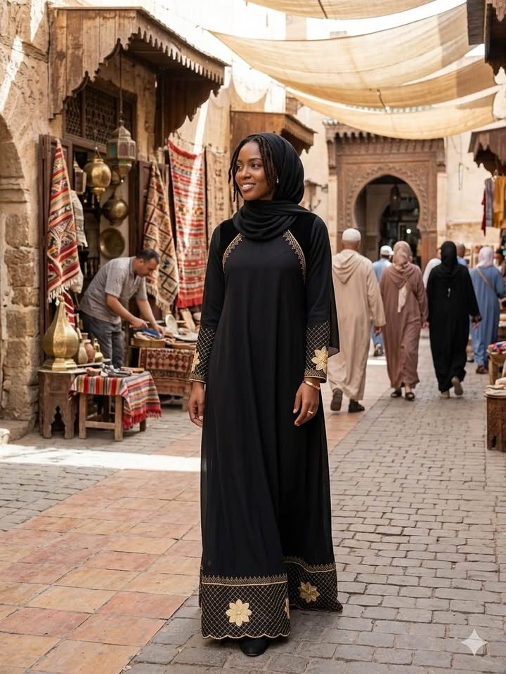 Rich Wedding Abaya with Gold Design - 58 - photo 2