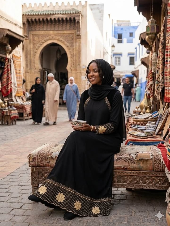 Rich Wedding Abaya with Gold Design - 58 - photo 4