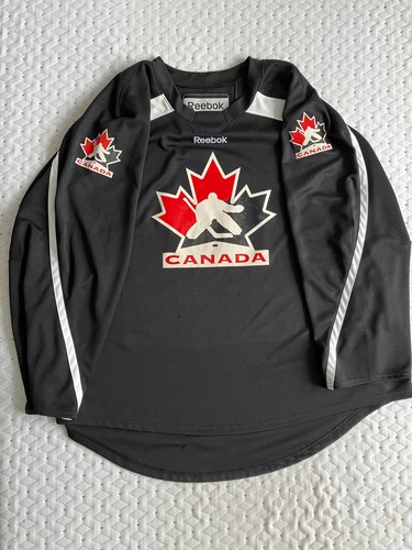 Team Canada Custom Goalie Crest RBK Platinum Jersey 2013
