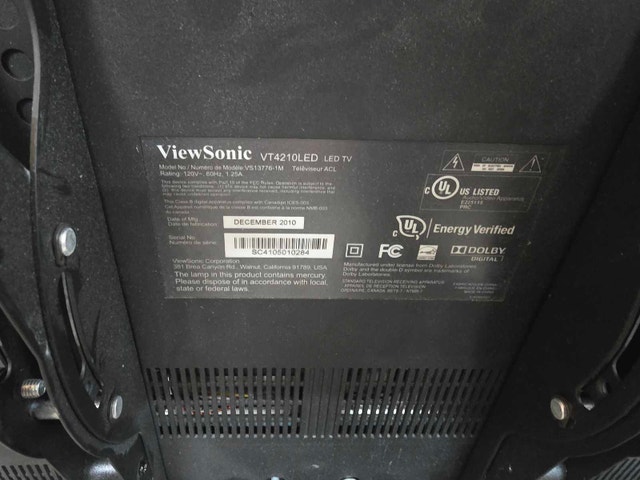 ViewSonic VT4210LED TV - photo 2