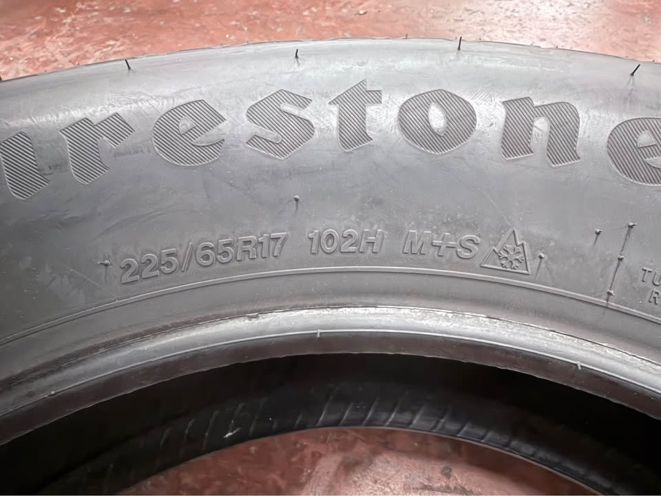 2 225/65R17 102H Firestone Weathergrip Tires - photo 4