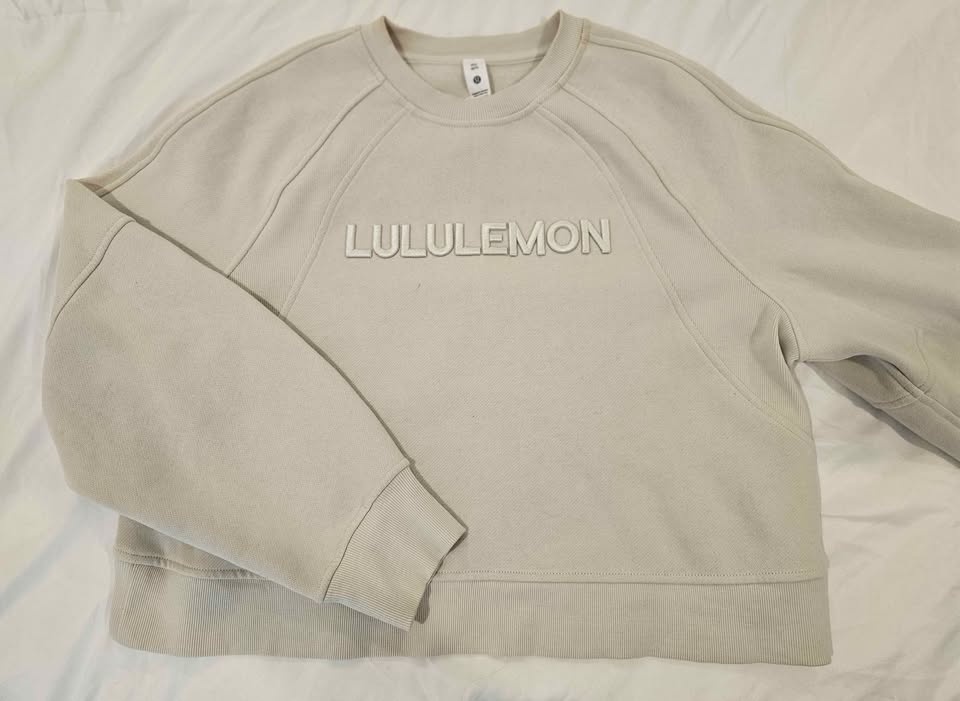 Lululemon sweatshirt M/L cream - photo 2