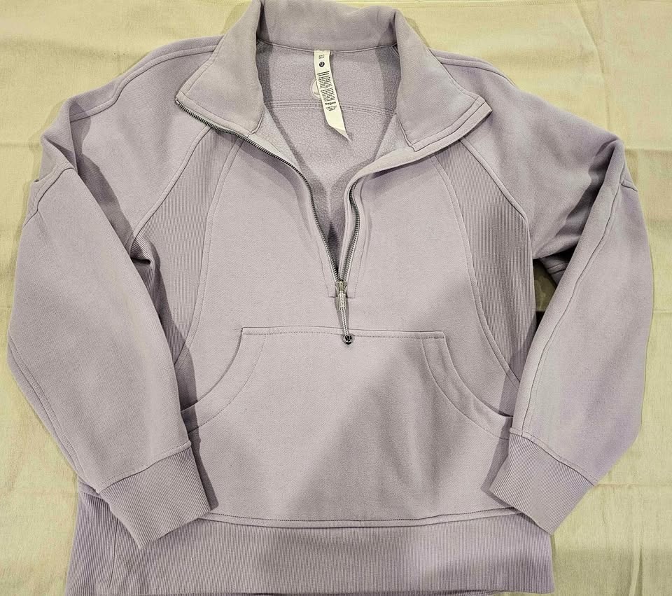 Lululemon Scuba Half-Zip Pullover Lavender XS/S - photo 2
