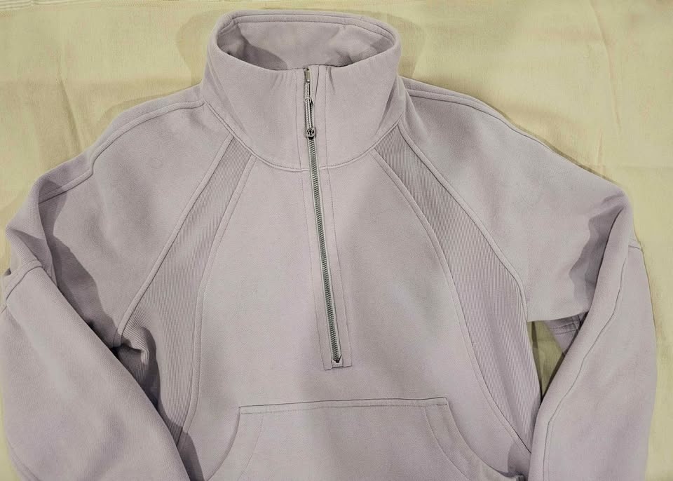 Lululemon Scuba Half-Zip Pullover Lavender XS/S - photo 3