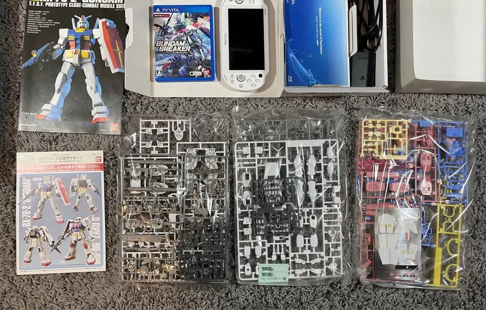 PS Vita Gundam Breaker Starter Pack White Japan Limited Edition image indicator(6)