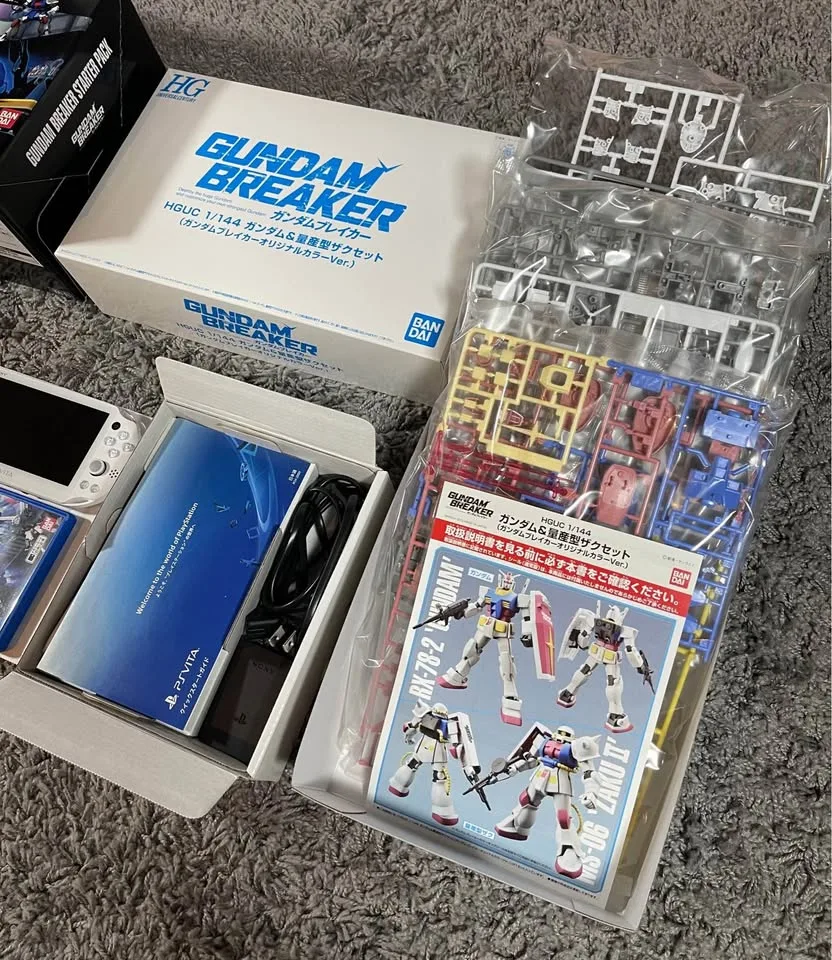 PS Vita Gundam Breaker Starter Pack White Japan Limited Edition image indicator(7)