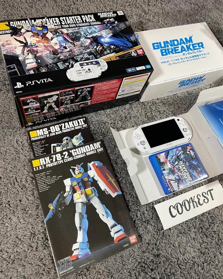 PS Vita Gundam Breaker Starter Pack White Japan Limited Edition image indicator(8)