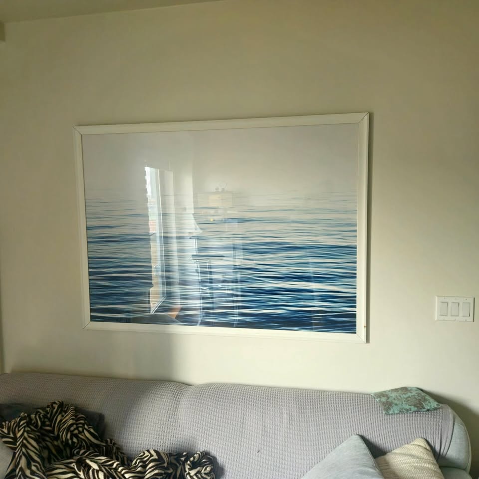Custom Framed Personal Photography - SoCal Calm Ocean Waves