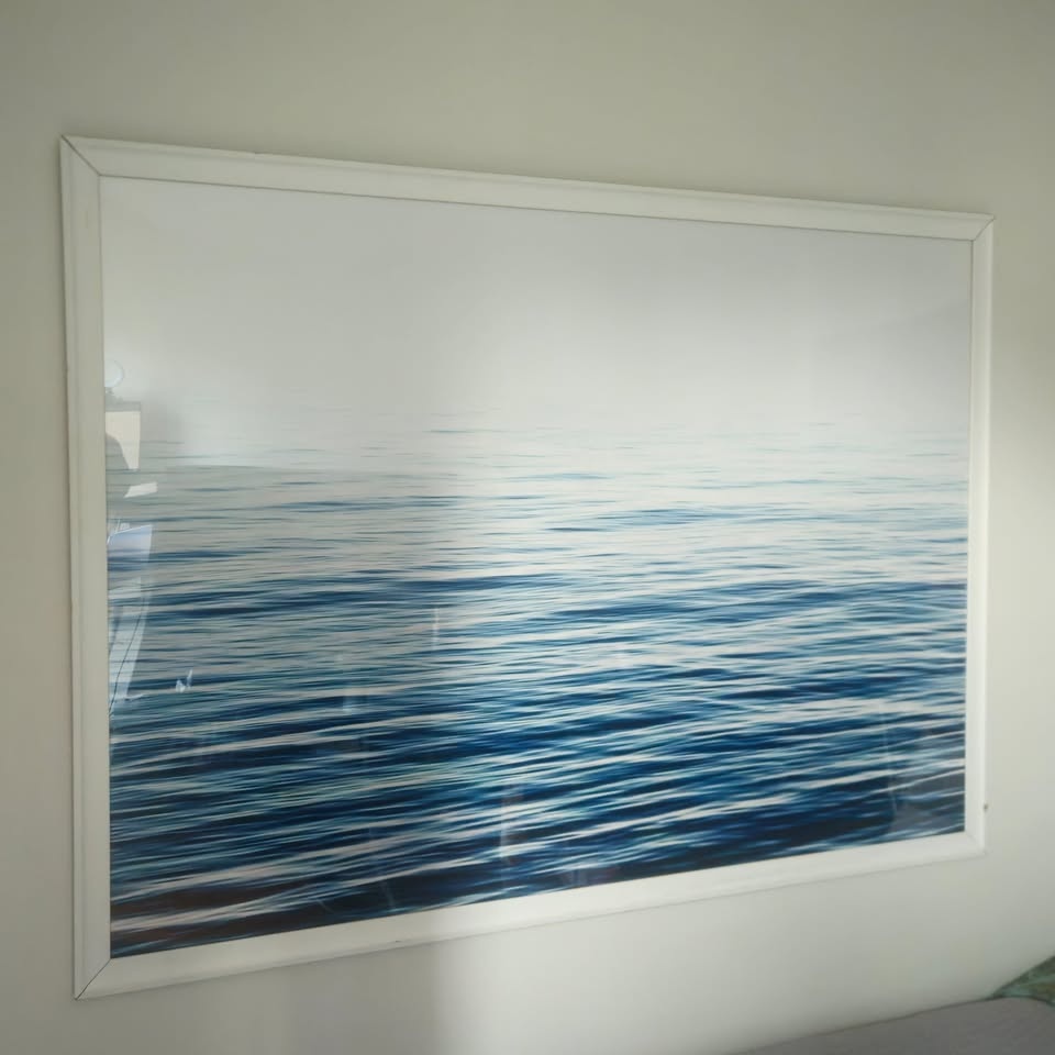 Custom Framed Personal Photography - SoCal Calm Ocean Waves - photo 2