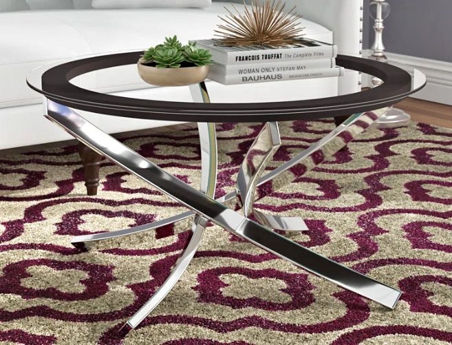 Glass Top Coffee Table