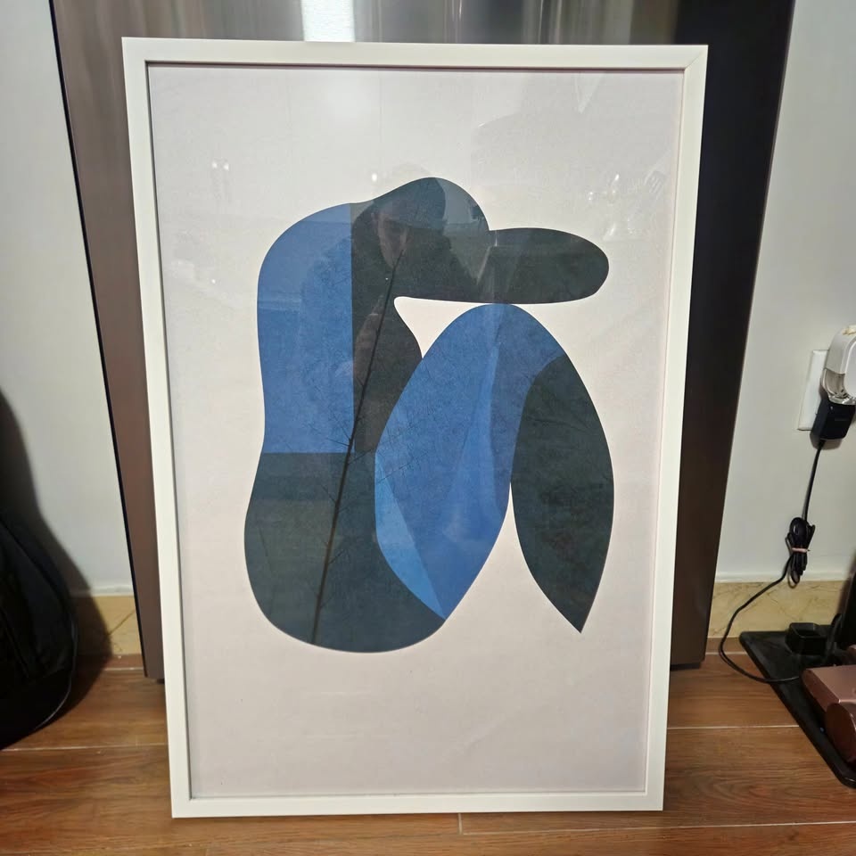 Abstract Art Print in Custom Frame