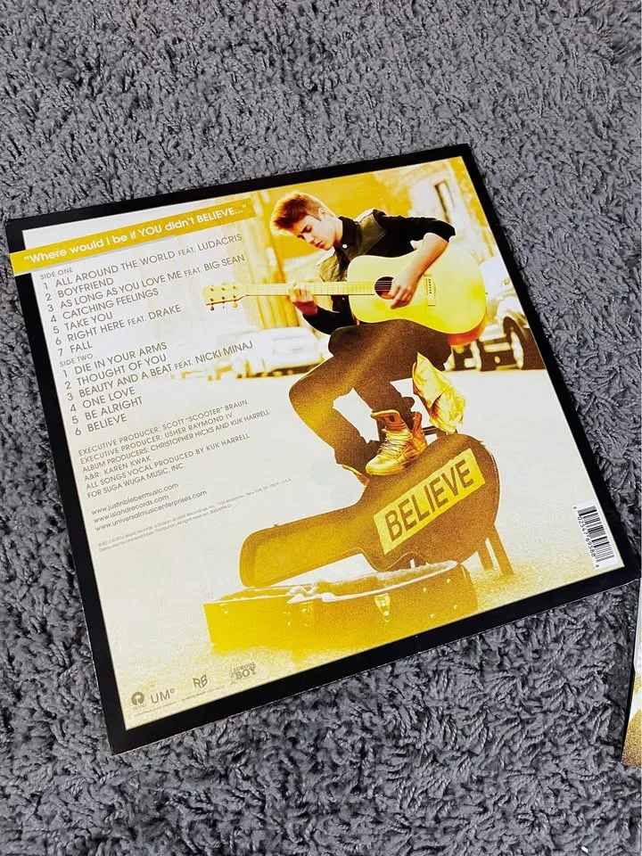 2016 Justin Bieber Believe Album Vinyl Record image indicator(5)