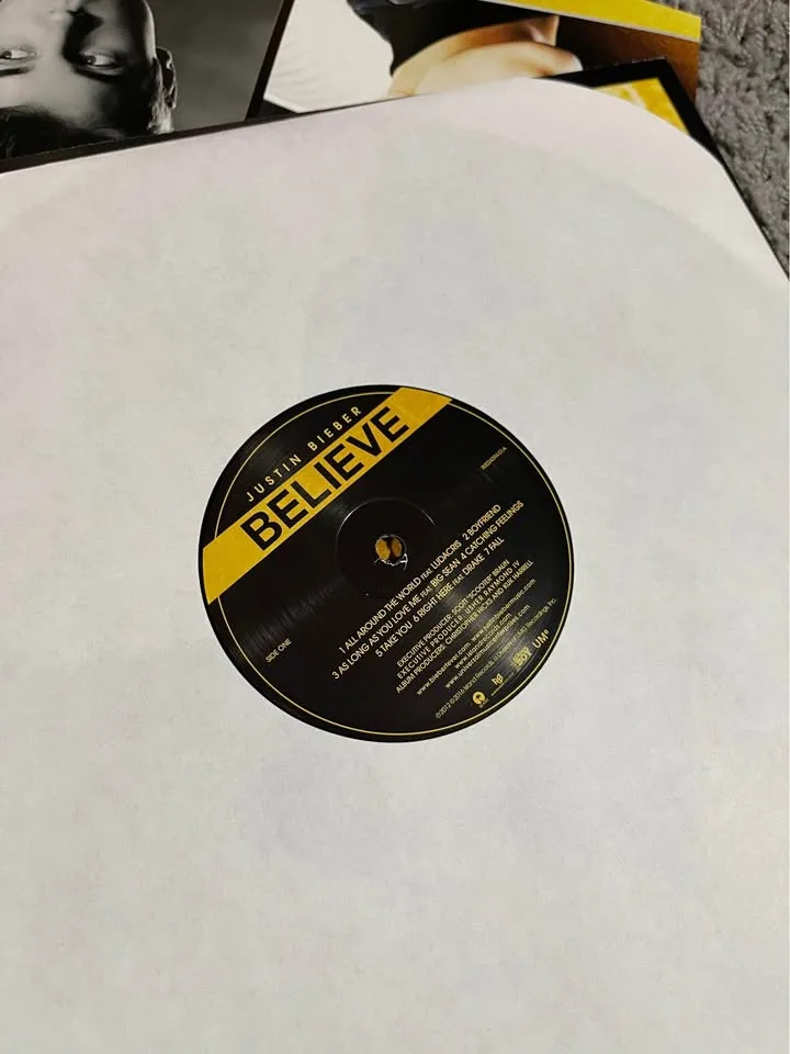 2016 Justin Bieber Believe Album Vinyl Record image indicator(8)