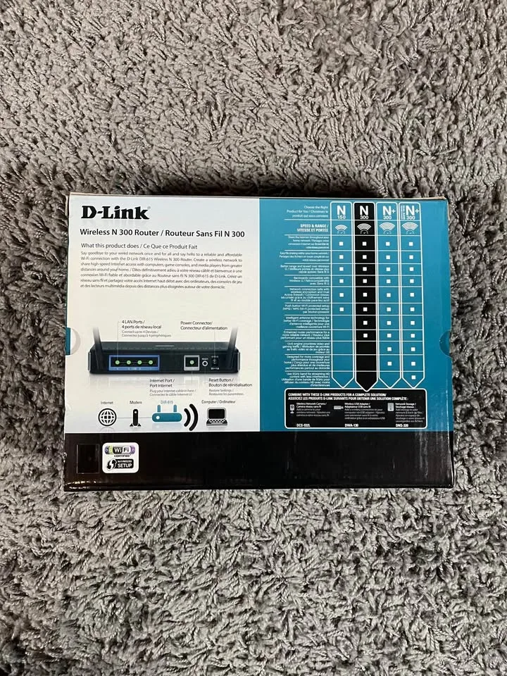 D-Link Wireless N 300 Fast Wifi Router image indicator(4)