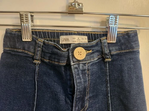 Zara Girls Denim Jeans Size 6 - photo 3