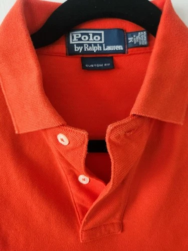 Men's Polo Ralph Lauren Short Sleeve Orange Shirt Size M - photo 3