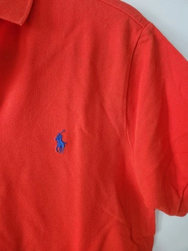 Men's Polo Ralph Lauren Short Sleeve Orange Shirt Size M - photo 4