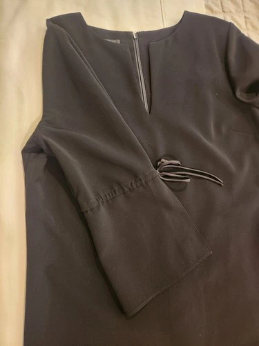 Lafayette 148 New York Black Dress Size L - photo 4