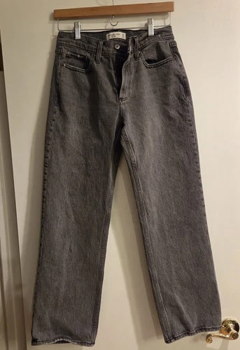 Abercrombie & Fitch Women's Baggy Low Rise Jeans Size 25