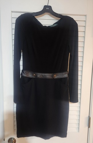 Ralph Lauren Women's Black Dress - Size 4