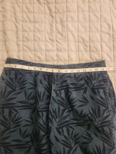 Banana Republic Men Size 32x8 Teal Blue Palm Floral Print Tropic - photo 5