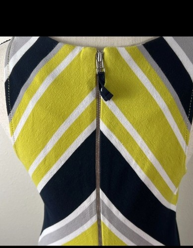 Banana Republic Milly Collection Retro Chevron Stripe Dress Size - photo 3
