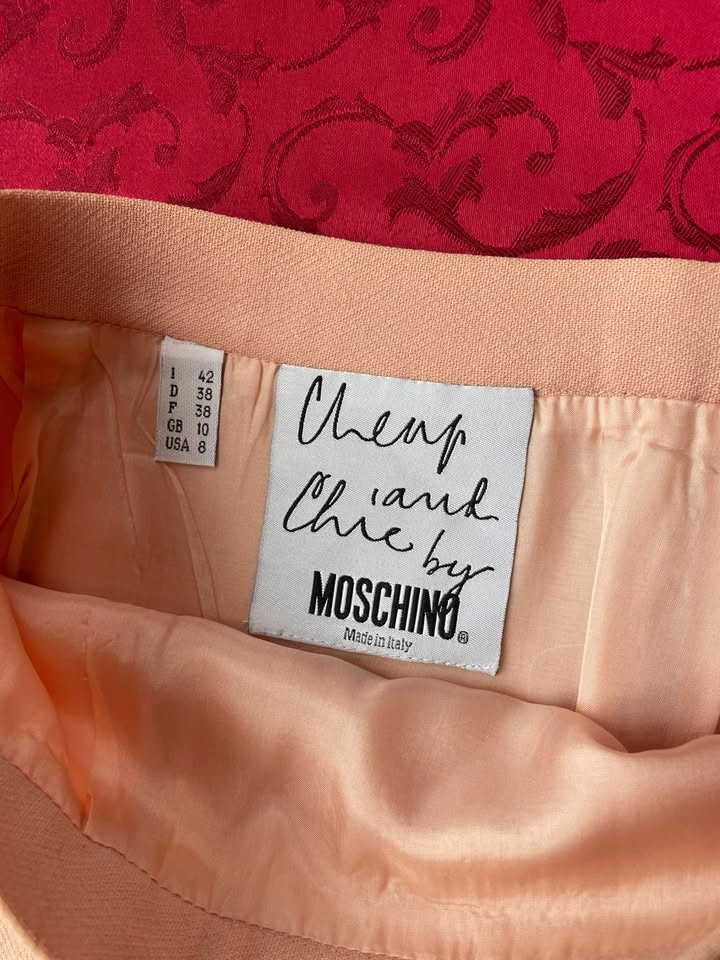 Moschino Light Pink Skirt, size S - photo 2