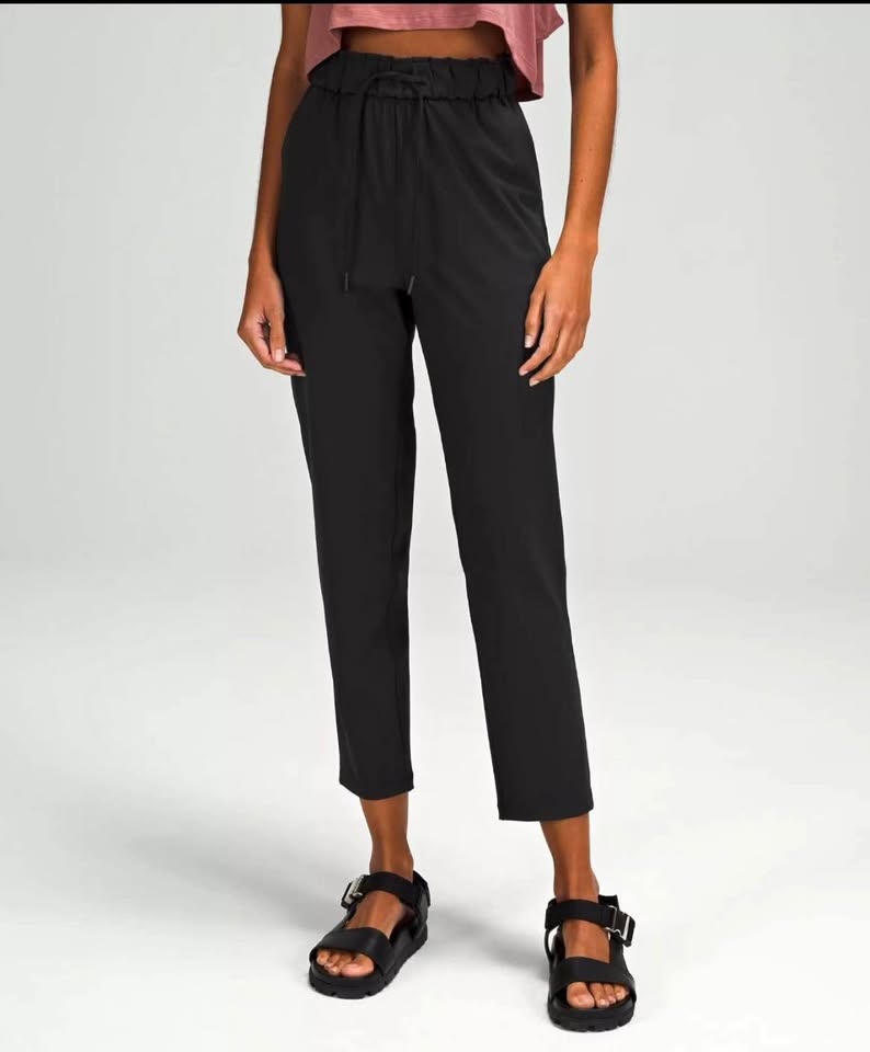 Lululemon Stretch High Rise Pant Size 4 Black 7/8 - photo 3