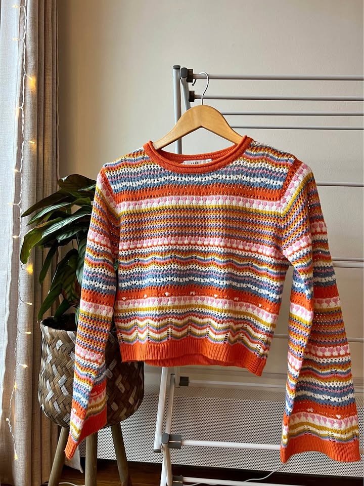 Orange Pullover Sweater