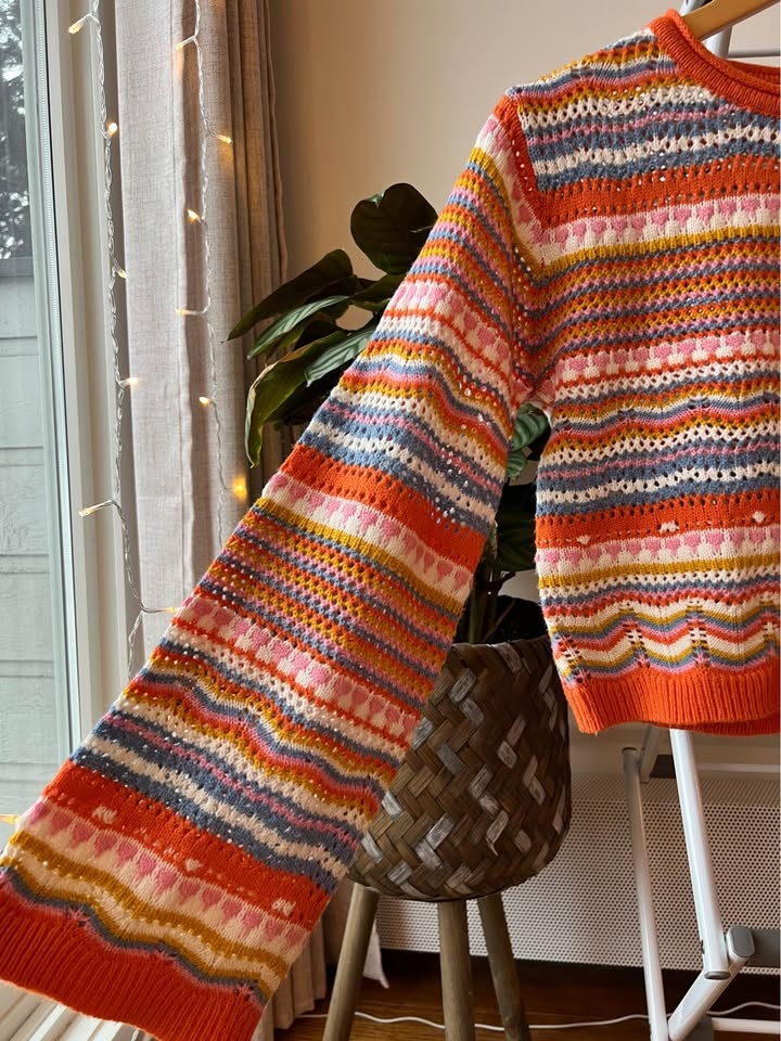 Orange Pullover Sweater - photo 2