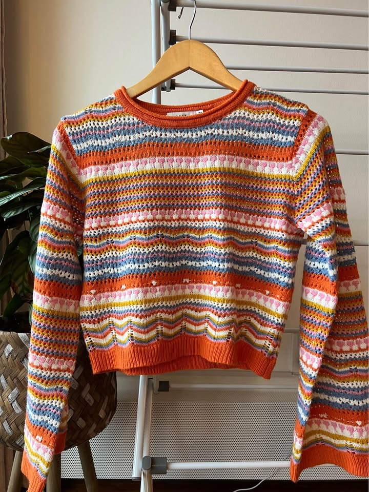 Orange Pullover Sweater - photo 4