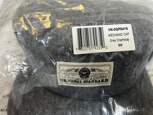 2012 Vans Mechanic Cap - Size S/M - Grey - photo 2