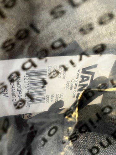 2012 Vans Mechanic Cap - Size S/M - Grey - photo 3