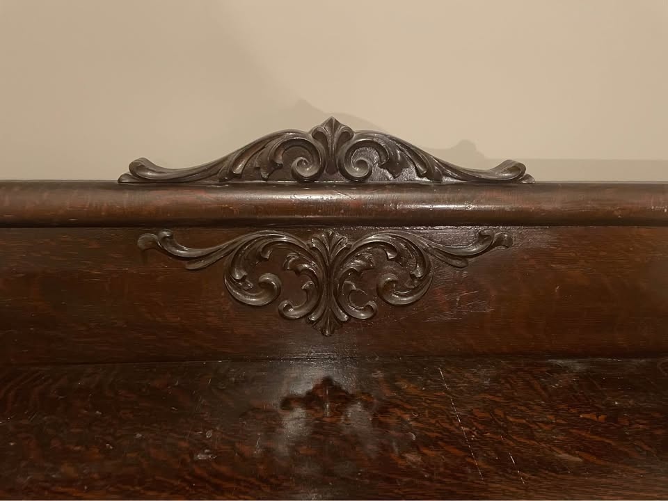 Antique Tigerwood Buffet - photo 2