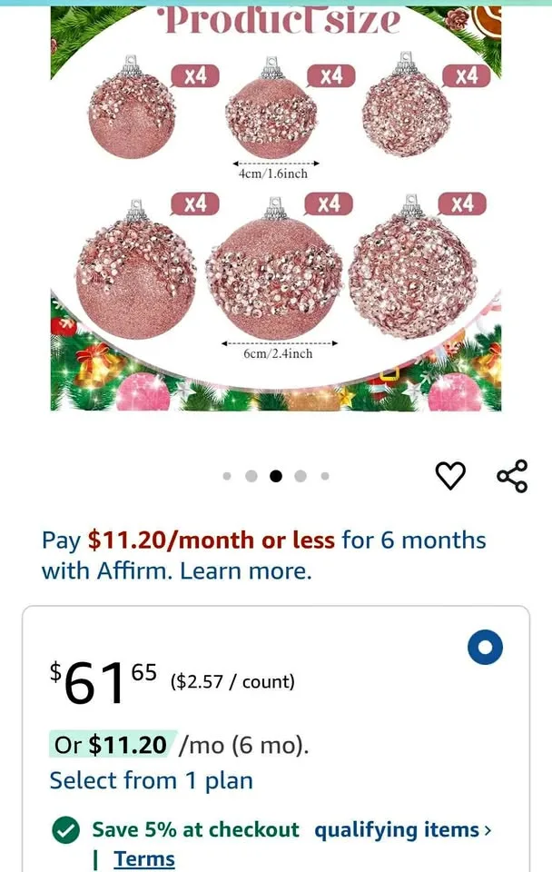 Glitter Christmas Ball thumbnail