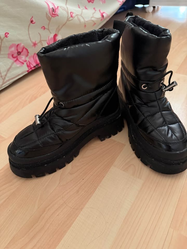 ALDO Black Winter Boots Size 6 – Like New - photo 5