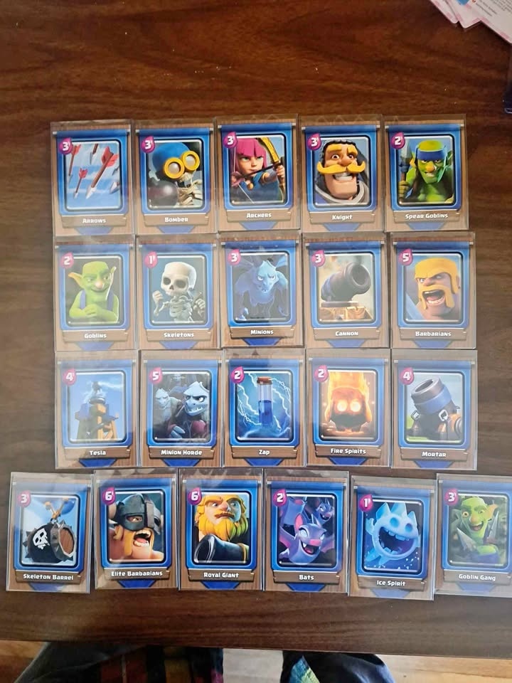 Clash Royale Trading Cards Common Set