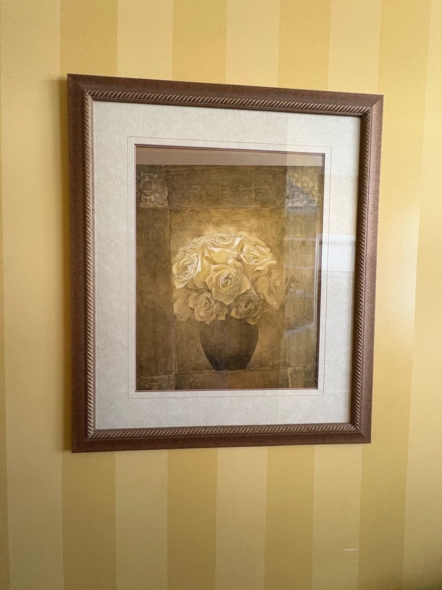 Framed Floral Wall Art