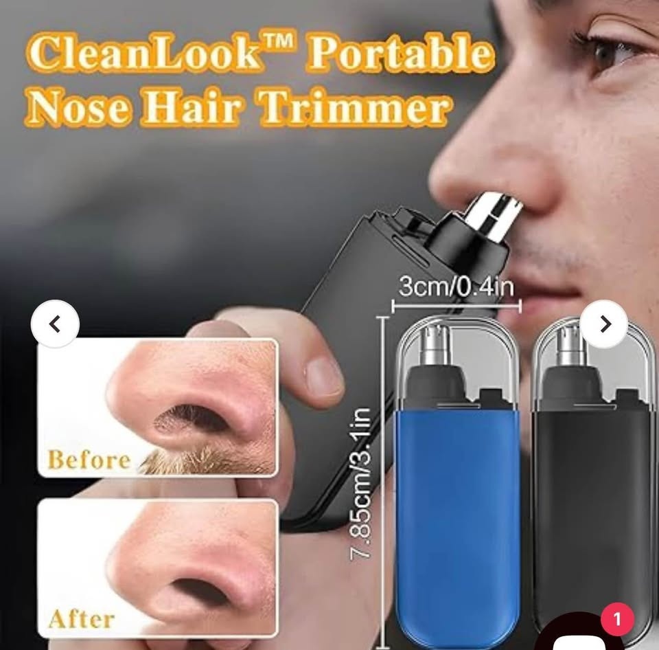 Portable Nose Hair Trimmer K2023-922 (Blue) - photo 2