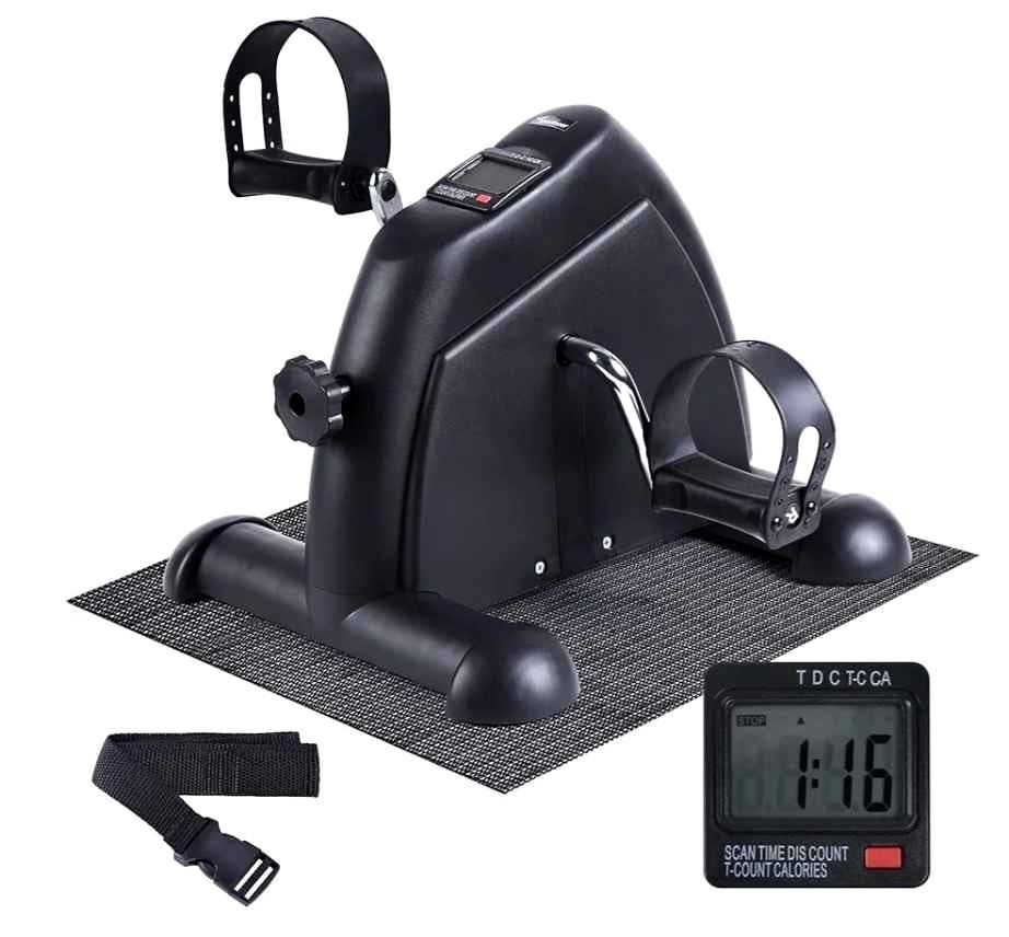 Portable Mini Exercise Bike w/ LCD Display