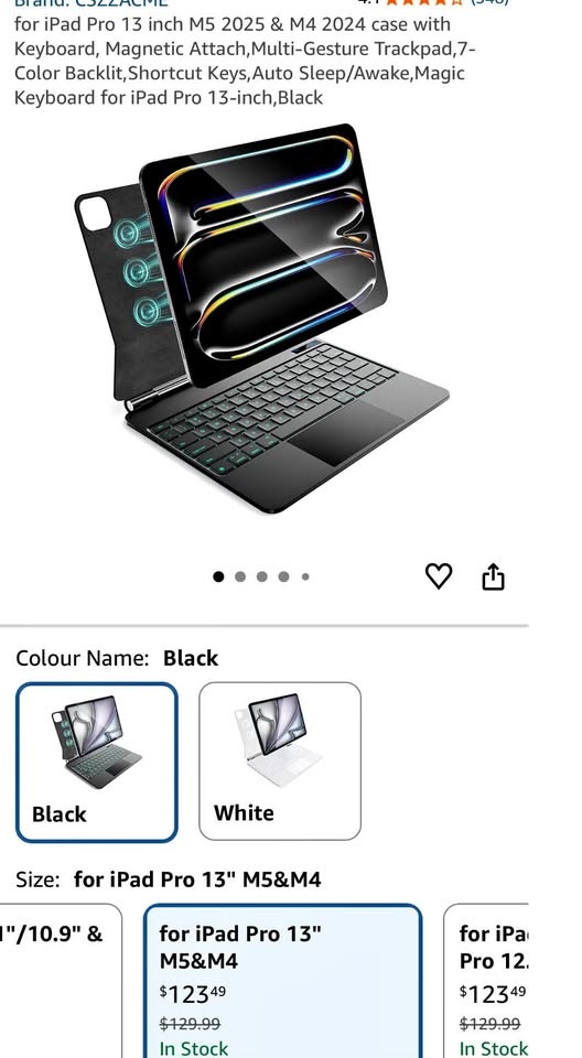 New Magic Keyboard for iPad Pro 13" M4 (2024)