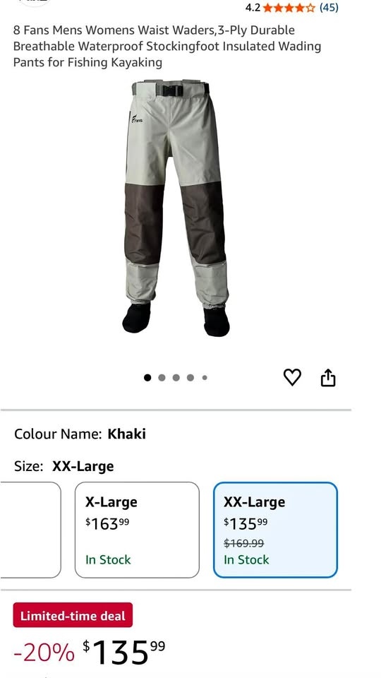 New 8 Fans Fishing Pants, Waterproof Rain Pants, Trawler Black,